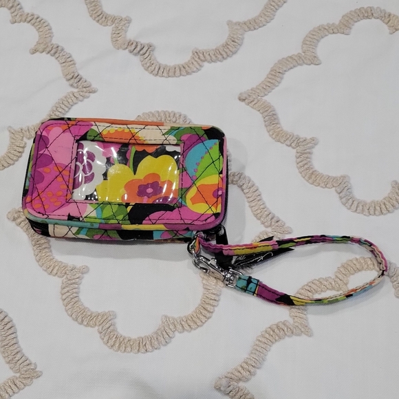Vera Bradley Wristlet Wallet in Va Va Bloom Floral Pattern - Picture 3 of 6